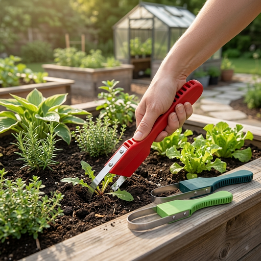 Sarchiatore Manuale ad Anello in Acciaio Inox per Erbacce e Giardinaggio di Precisione