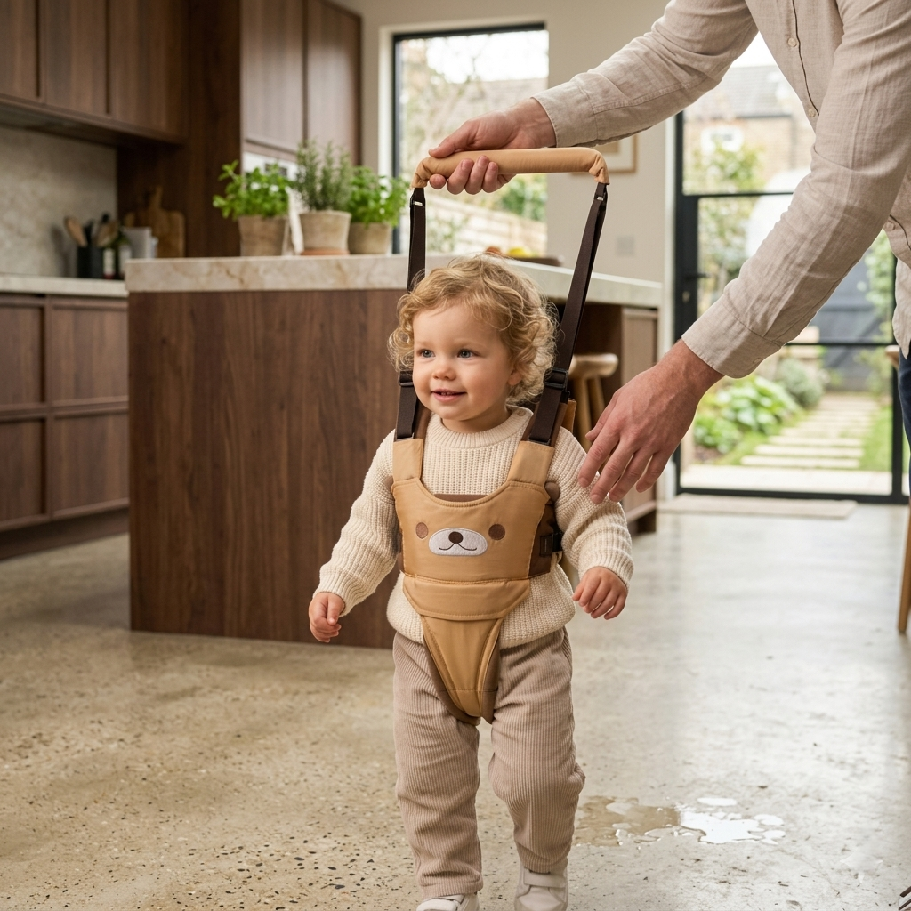 StepUp™ Imbracatura Primi Passi Regolabile e Traspirante 4-in-1 per Bambini