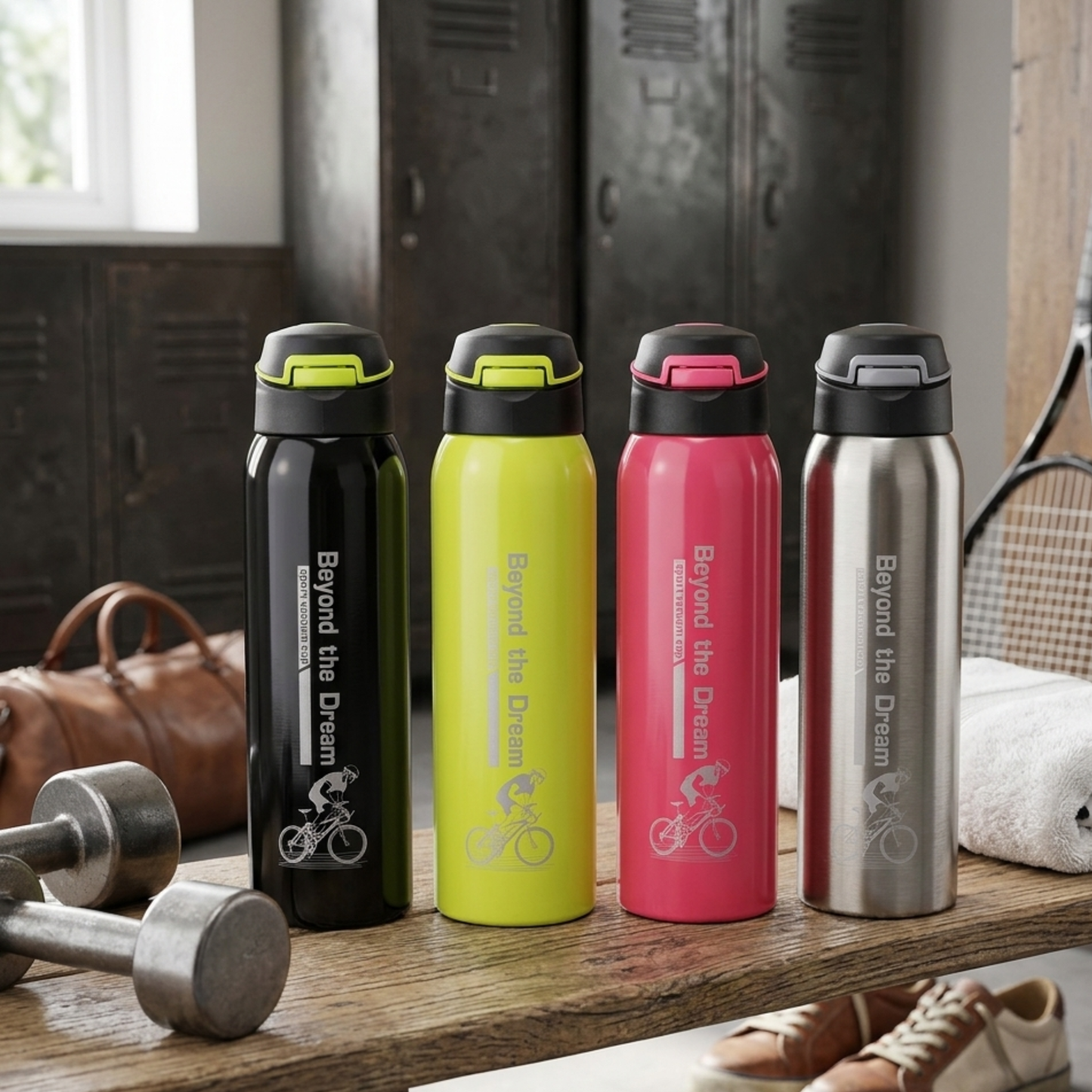 Borraccia Sportiva "Beyond the Dream" | 500ml Ergonomica per Ciclismo e Fitness